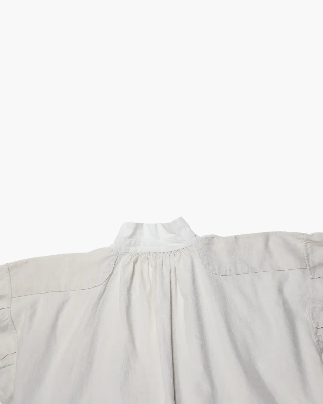 FRENCH ANTIQUE LINEN SMOCK SHIRT - 601 | 京都ウィメンズセレクトショップ