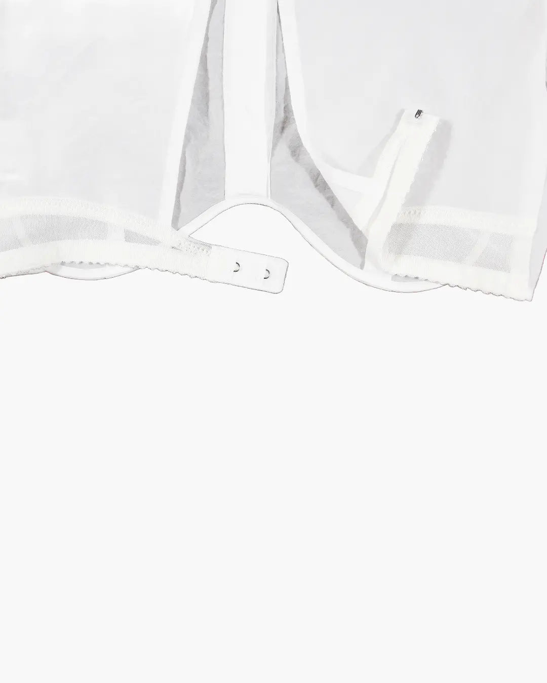 FUMIKA_UCHIDA / STRETCH TAFFETA LAYERD BRA TOP SHIRTS / WHITE - 601 | 京都ウィメンズセレクトショップ