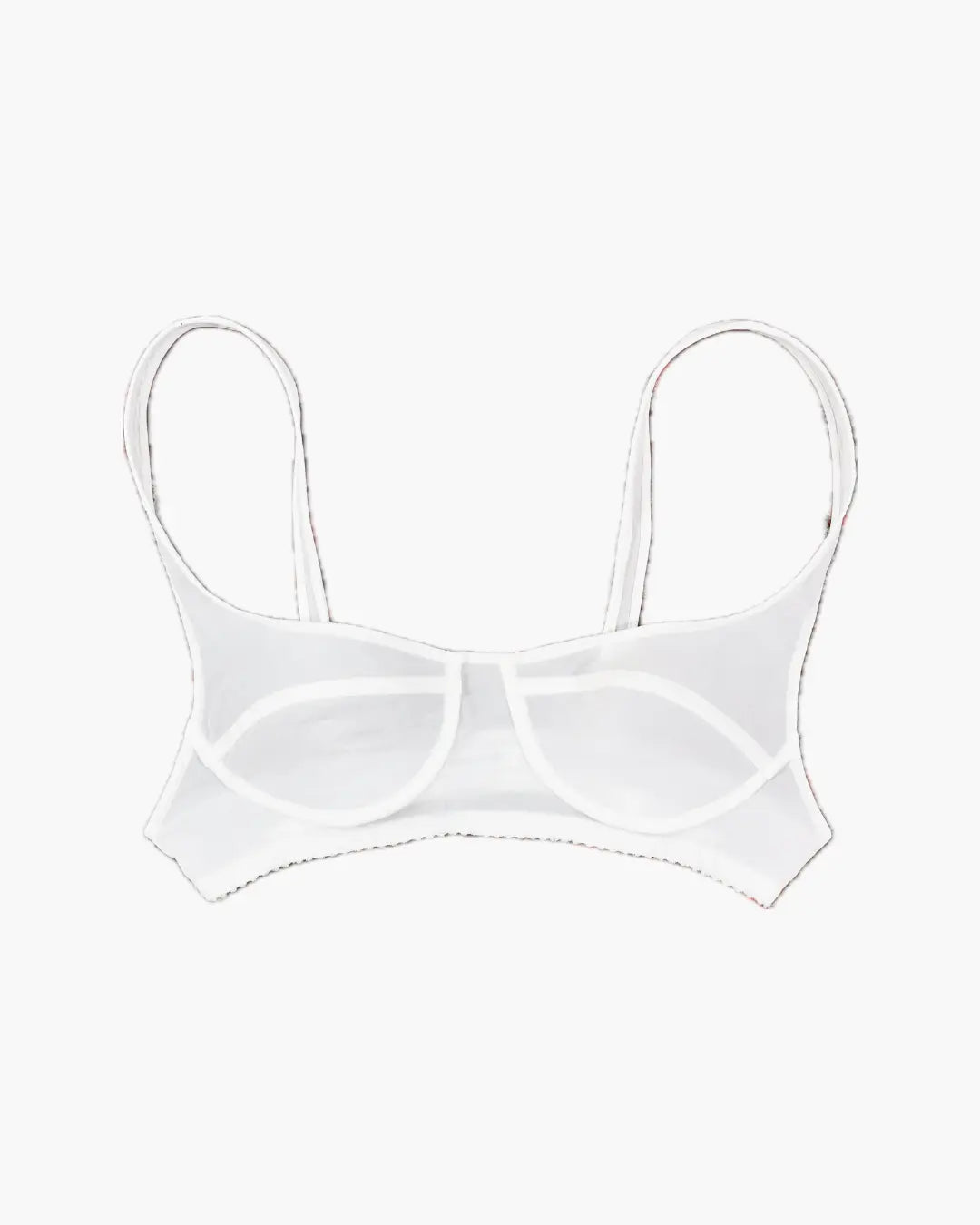 FUMIKA_UCHIDA / STRETCH TAFFETA LAYERD BRA TOP SHIRTS / WHITE - 601 | 京都ウィメンズセレクトショップ