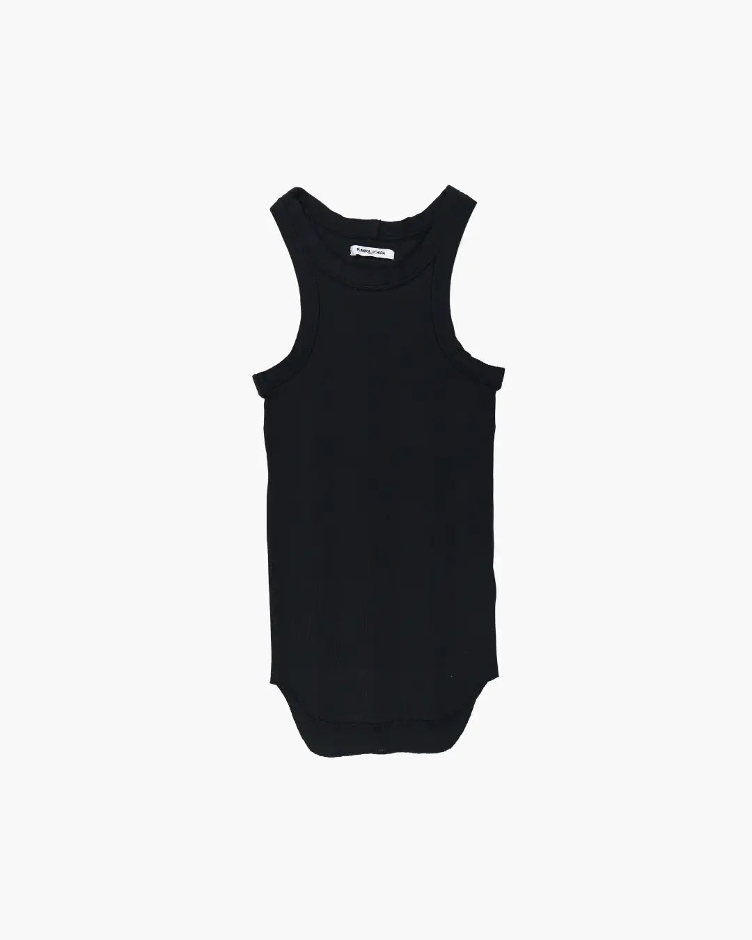 FUMIKA_UCHIDA / NEEDLE DRAWING TANK TOP / BLACK - 601 