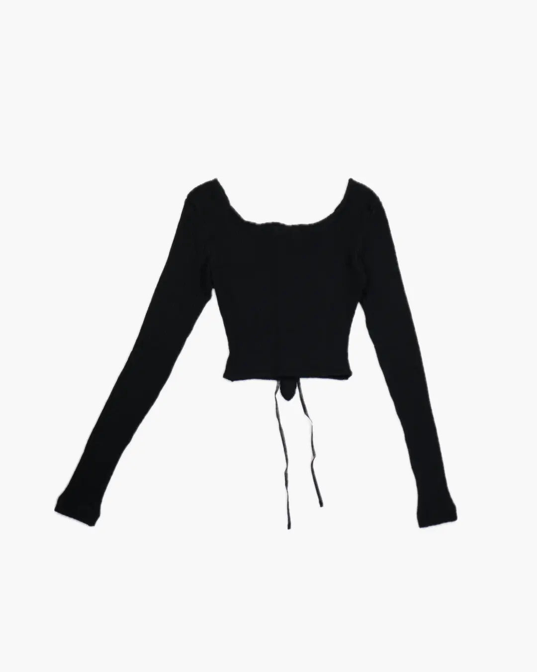 FUMIKA_UCHIDA / VINTAGE RIBBED CORSET TOP LONG SLEEEVE / BLACK 601 | 京都ウィメンズセレクトショップ 601 | オンラインストア