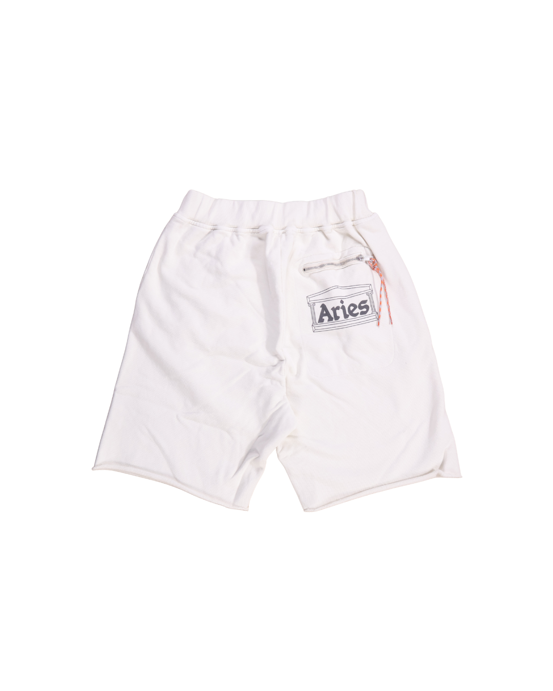 Aries / PREMIUM AGED TEMPLE SWEATSHORTS / OFFWHITE