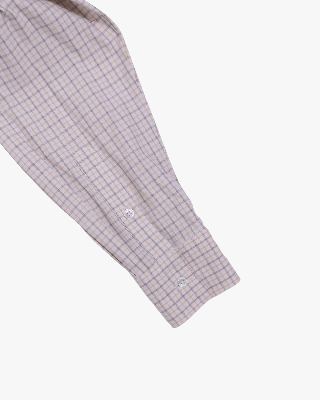 Commission / BANKER SHIRT / BEIGE PLAID Commission - 601 | 京都ウィメンズセレクトショップ