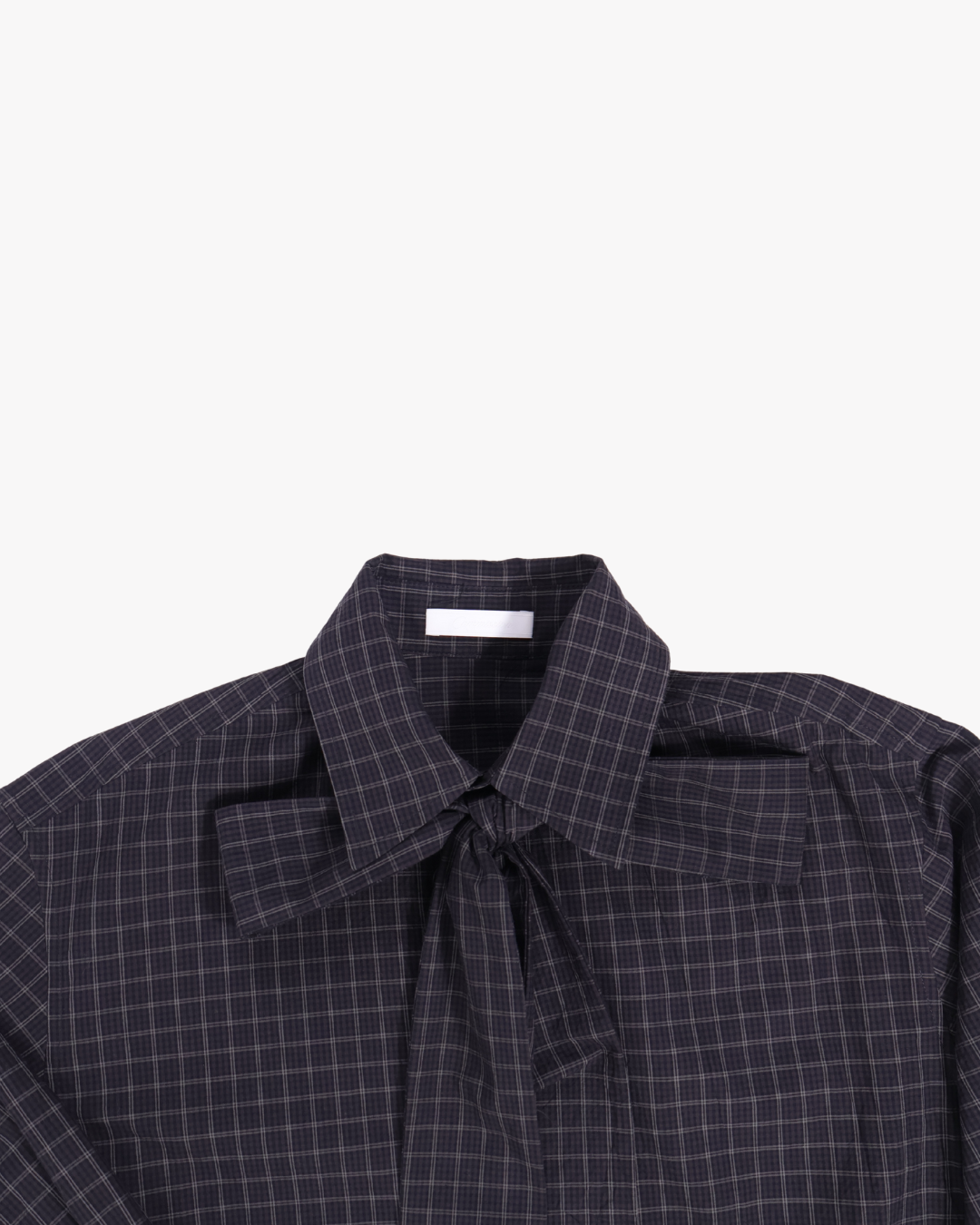 Commission / BANKER SHIRT / BLACK PLAID Commission - 601 | 京都ウィメンズセレクトショップ