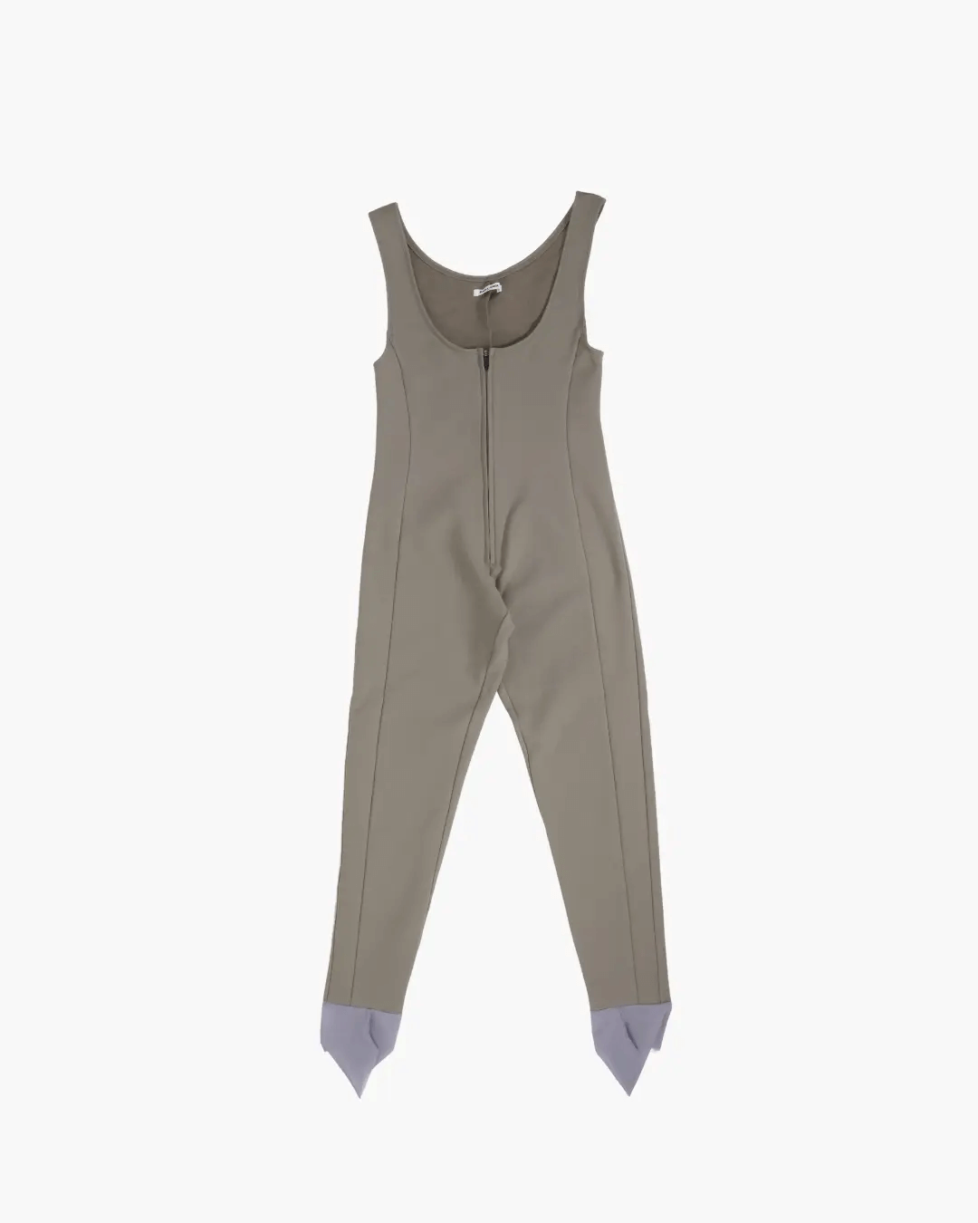 FUMIKA UCHIDA / FRENCH TERRY HALF-ZIP JUMPSUIT / SAGE - 601 | 京都 FUMIKA UCHIDA / FRENCH TERRY HALF-ZIP JUMPSUIT / SAGE - 601 | 京都