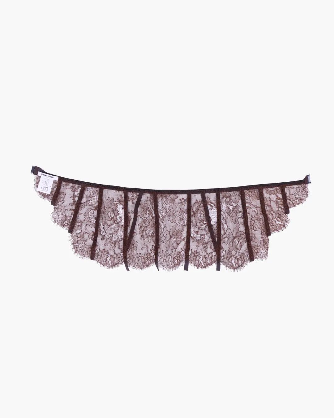 FUMIKA UCHIDA / LEAVER LACE GARTER / BROWN FUMIKA UCHIDA - 601 | 京都ウィメンズセレクトショップ