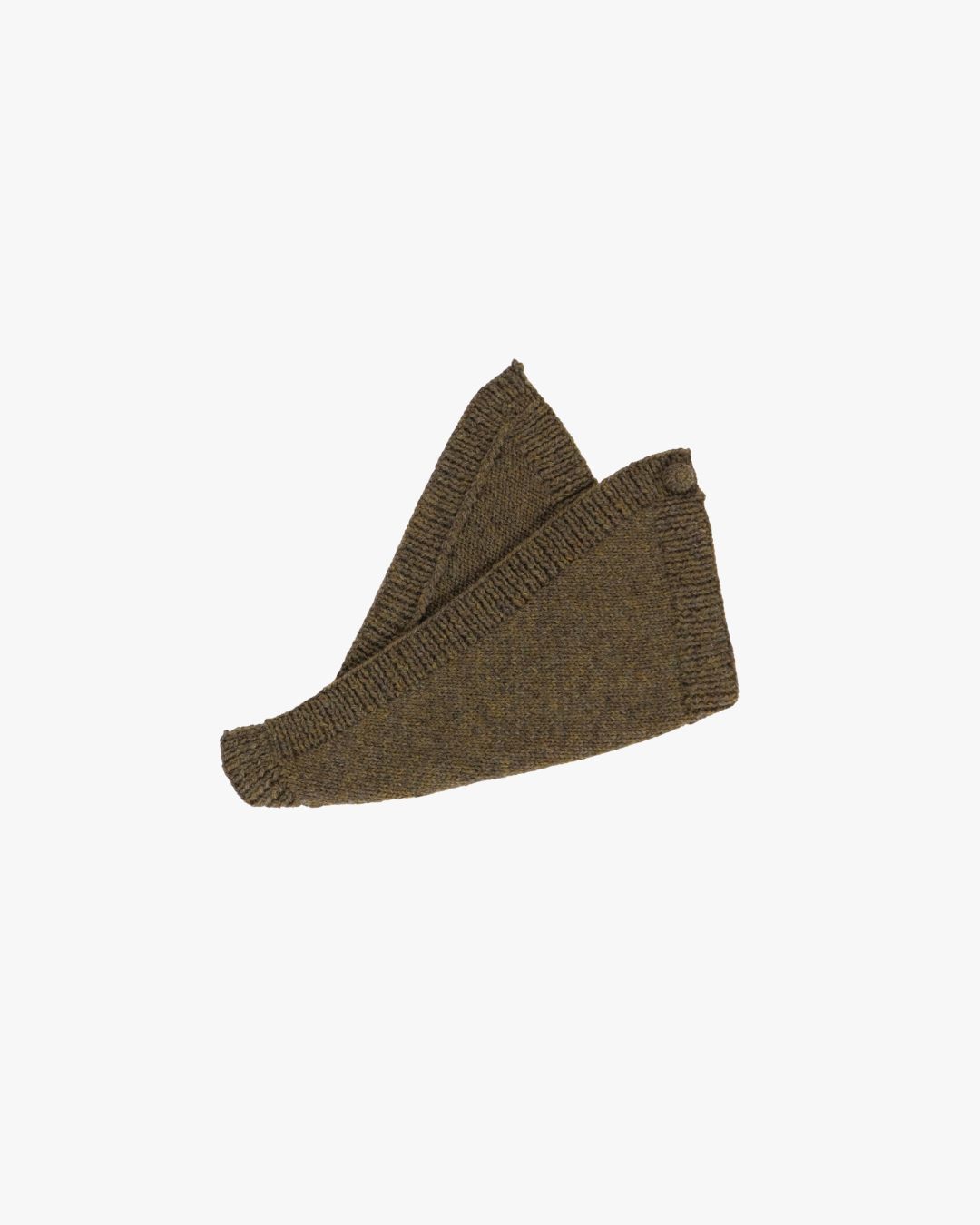 FUMIKA UCHIDA / SHETLAND HAND KNITTED KERCHIEF / TOP KHAKI FUMIKA UCHIDA 601 | オンラインストア