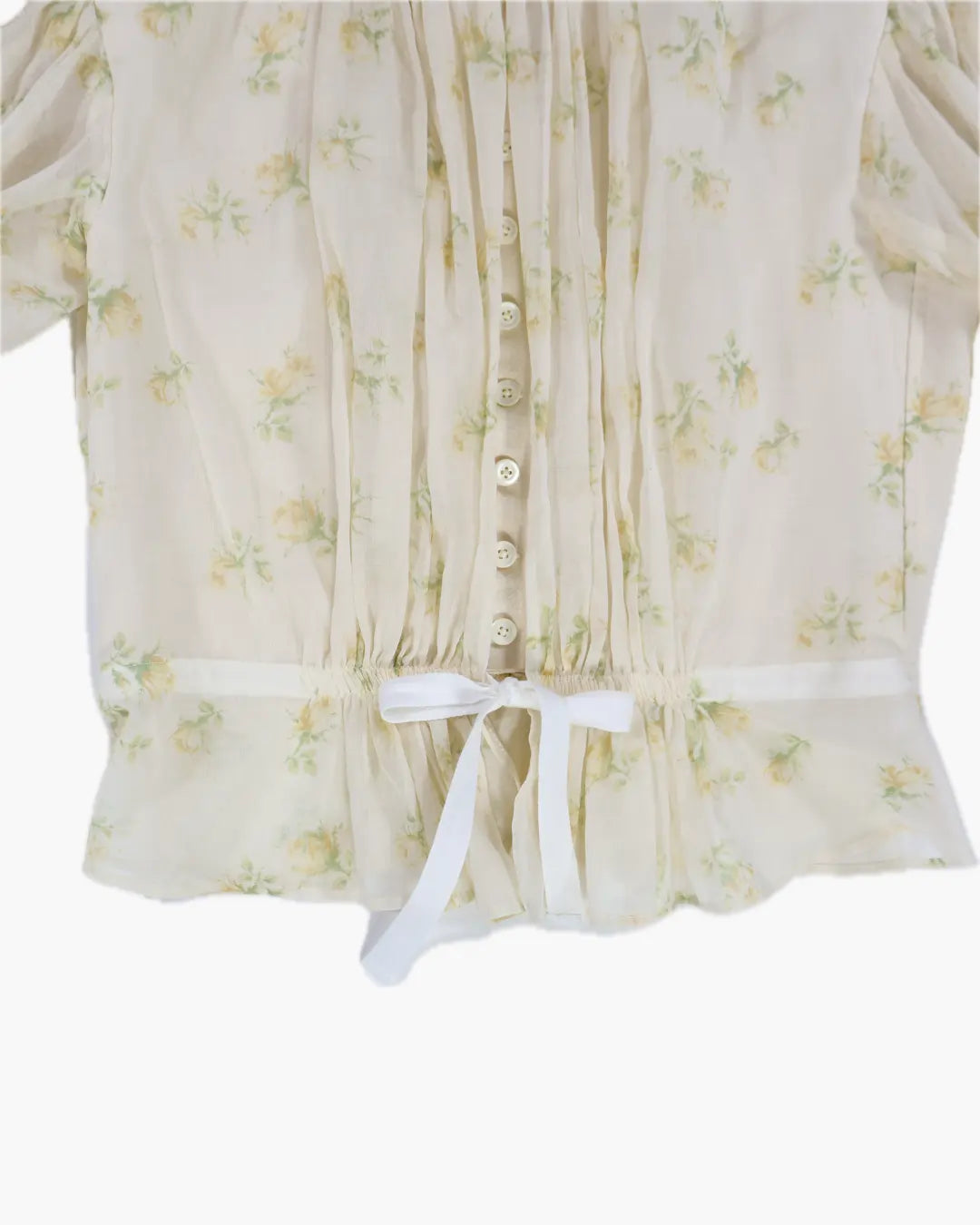 FUMIKA_UCHIDA / FLOWER PRINTED LAYERED BLOUSE / OFFWHITE FUMIKA_UCHIDA 601 | オンラインストア