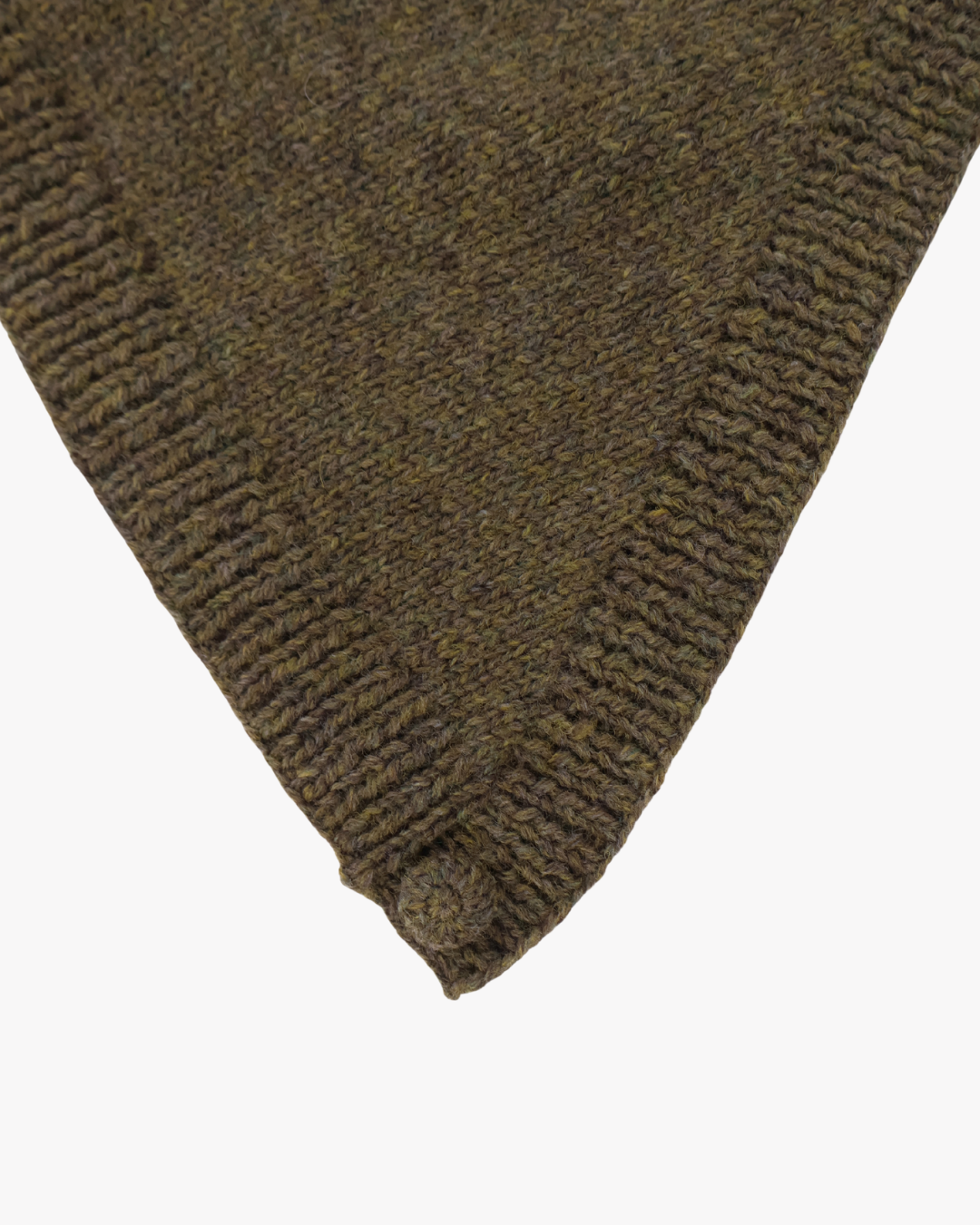FUMIKA UCHIDA / SHETLAND HAND KNITTED KERCHIEF / TOP KHAKI FUMIKA UCHIDA 601 | オンラインストア