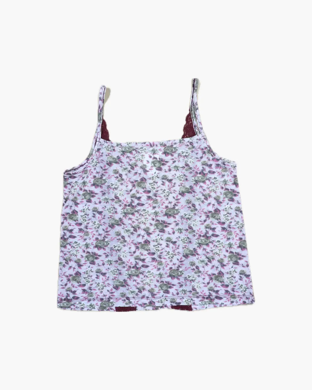 FUMIKA_UCHIDA / FLOWER PRINTED CAMISOLE / BORDEAUX FUMIKA_UCHIDA 601 | オンラインストア