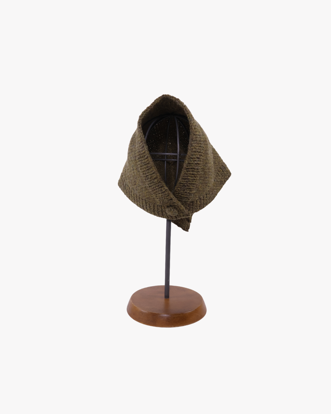 FUMIKA UCHIDA / SHETLAND HAND KNITTED KERCHIEF / TOP KHAKI FUMIKA UCHIDA 601 | オンラインストア