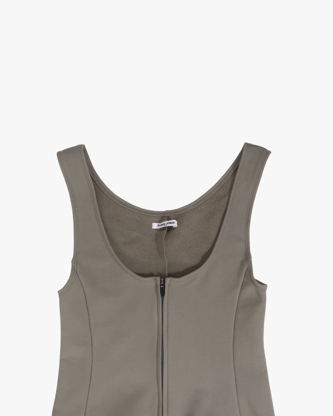 FUMIKA UCHIDA / FRENCH TERRY HALF-ZIP JUMPSUIT / SAGE FUMIKA UCHIDA - 601 | 京都ウィメンズセレクトショップ