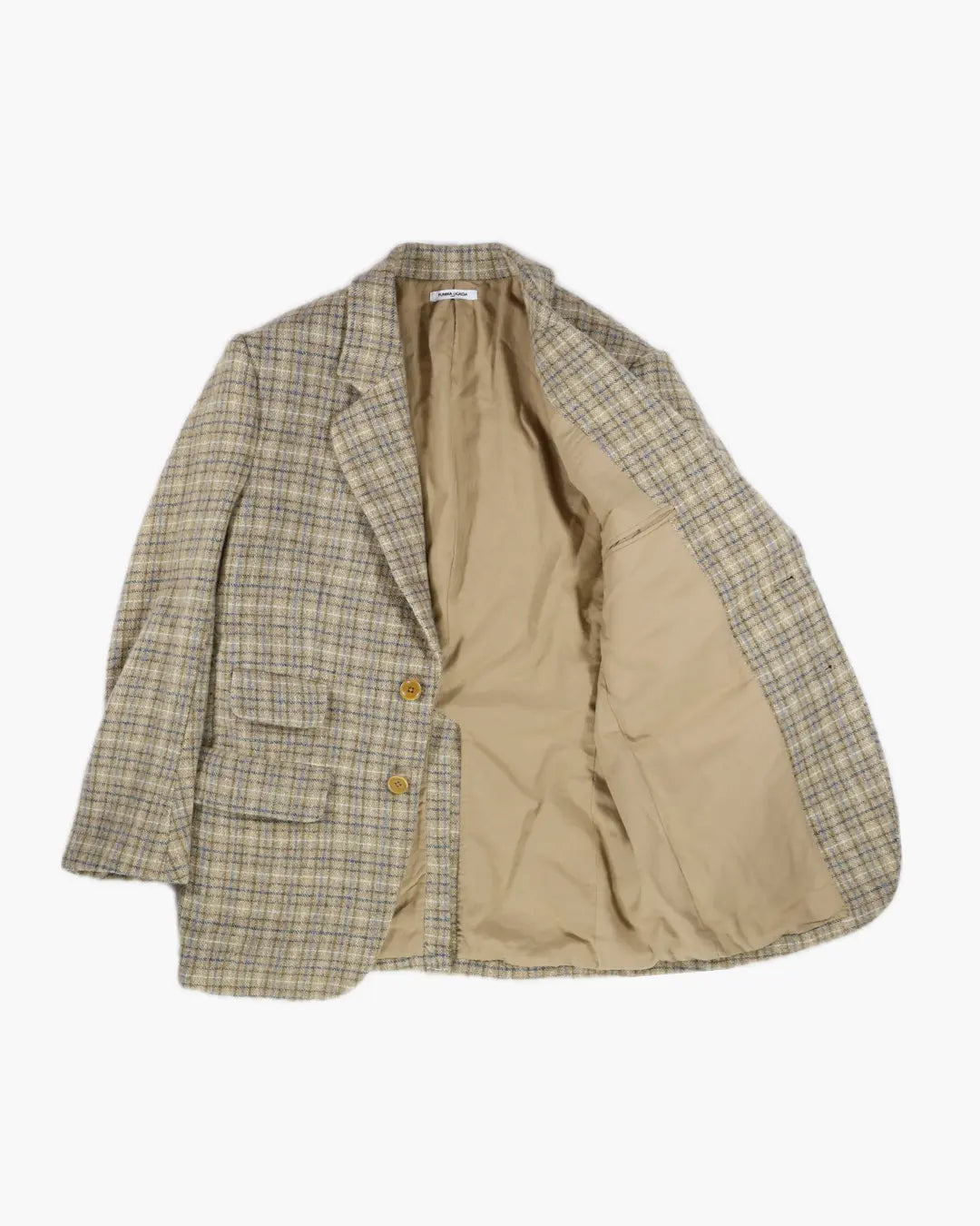 FUMIKA_UCHIDA / PLAID TWEED NOTCHED LAPEL JACKET / PLAID BEIGE FUMIKA_UCHIDA 601 | オンラインストア