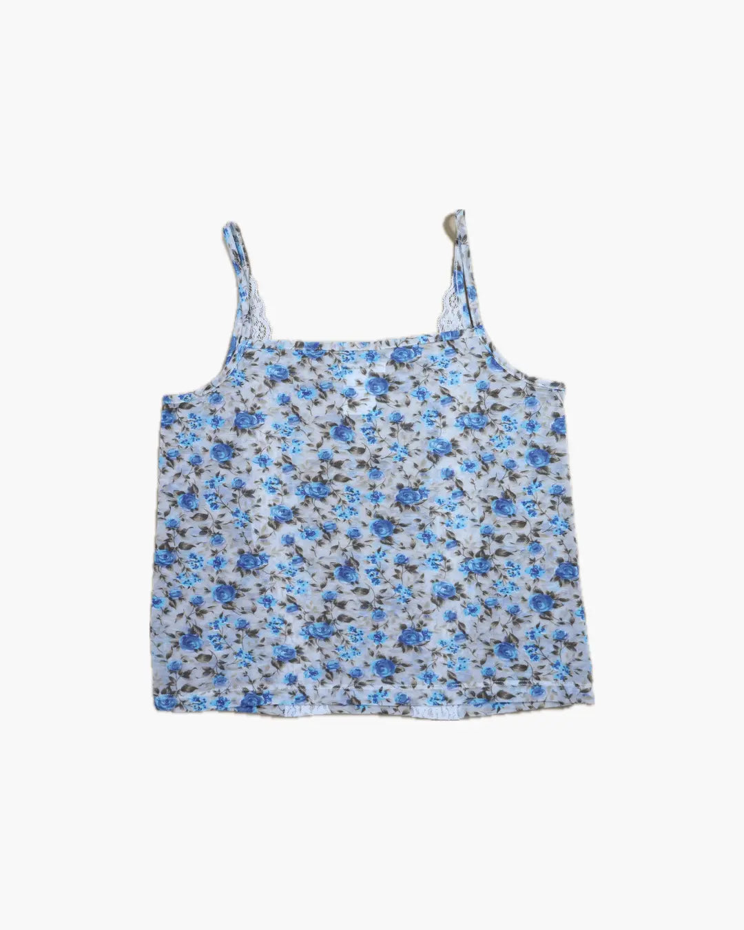 FUMIKA_UCHIDA / FLOWER PRINTED CAMISOLE / CYAN FUMIKA_UCHIDA 601 | オンラインストア