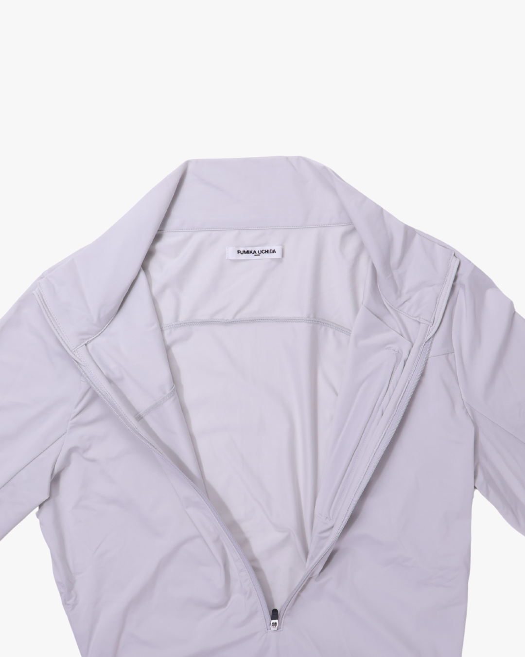 FUMIKA UCHIDA / NYRON JERSEY HALF-ZIP BODYSUIT / LIGHT GREY FUMIKA UCHIDA 601 | オンラインストア
