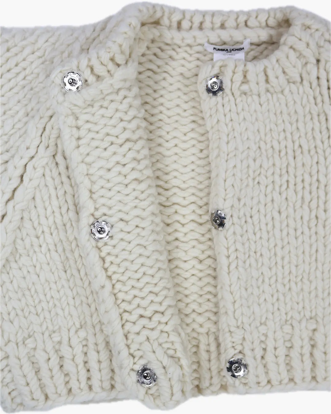 FUMIKA_UCHIDA / HAND KNITTED CARDIGAN / IVORY FUMIKA_UCHIDA 601 | オンラインストア