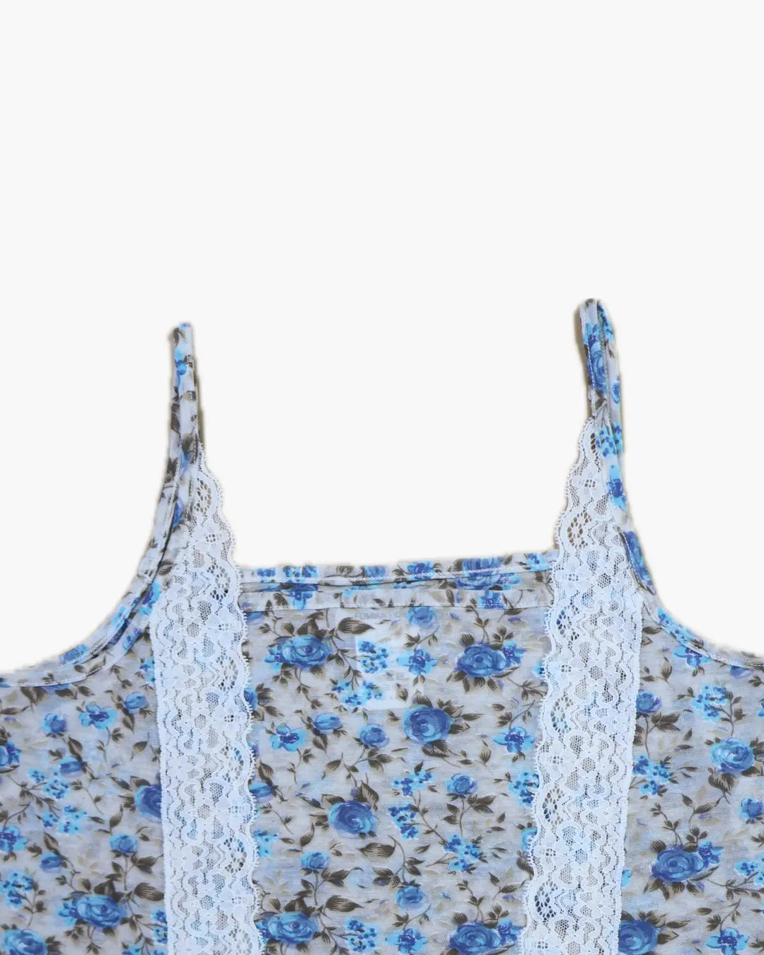 FUMIKA_UCHIDA / FLOWER PRINTED CAMISOLE / CYAN FUMIKA_UCHIDA 601 | オンラインストア