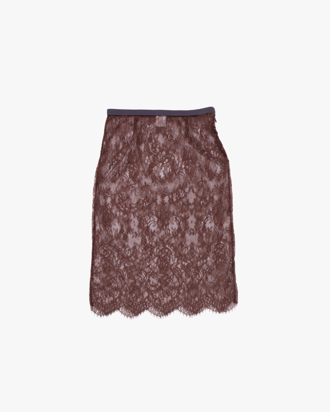 FUMIKA UCHIDA / LEAVER LACE SKIRT / BROWN FUMIKA UCHIDA 601 | オンラインストア