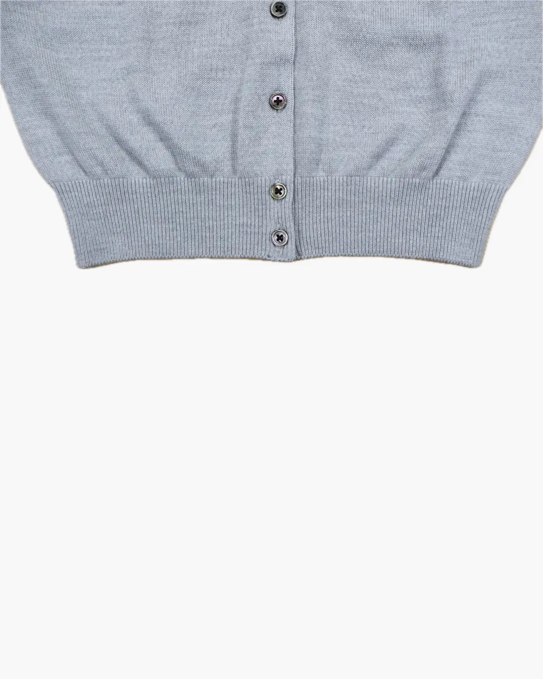 FUMIKA_UCHIDA / KNITTED CREW-NECK CARDIGAN / LIGHT GREY FUMIKA_UCHIDA 601 | オンラインストア