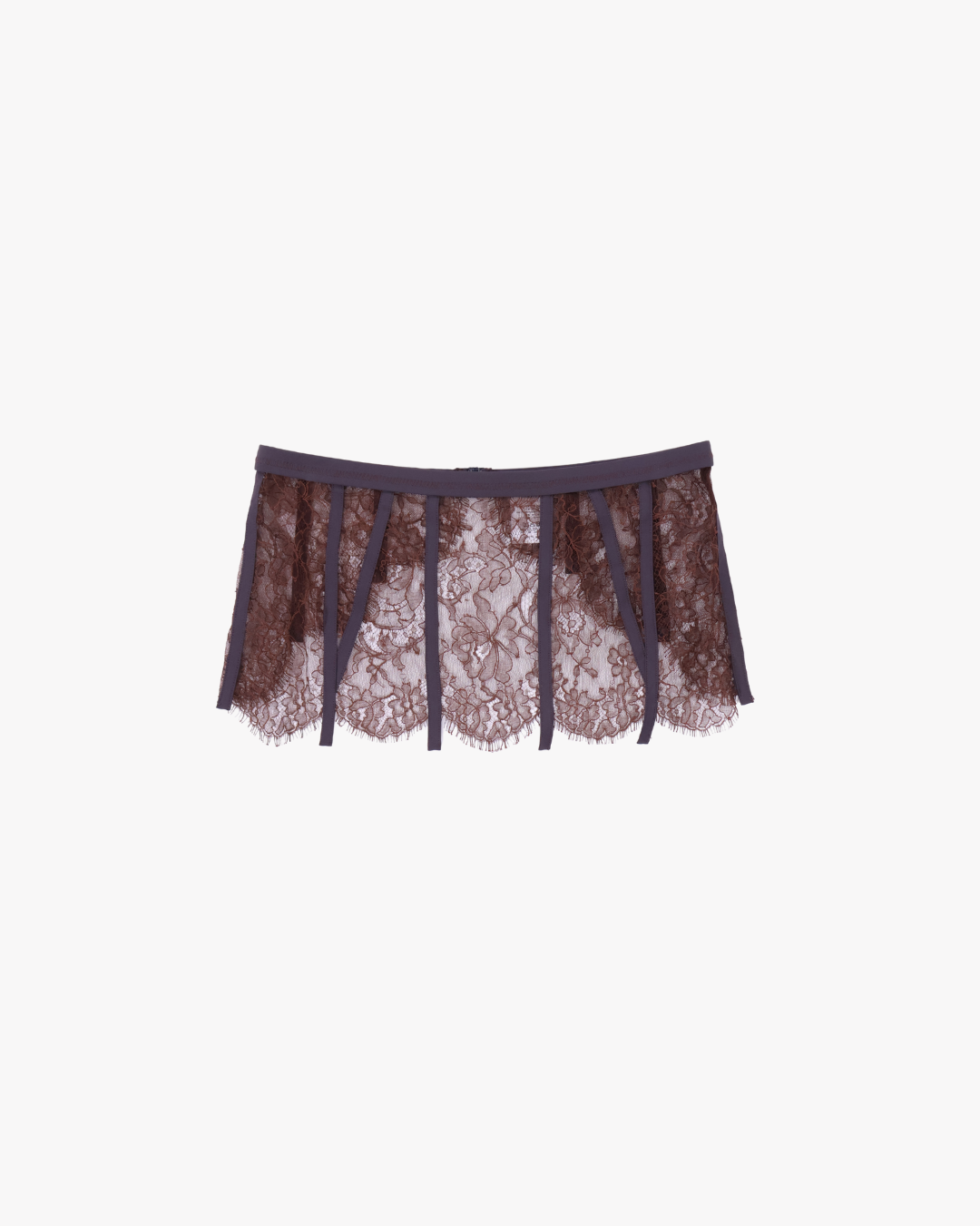 FUMIKA UCHIDA / LEAVER LACE GARTER / BROWN FUMIKA UCHIDA 601 | オンラインストア