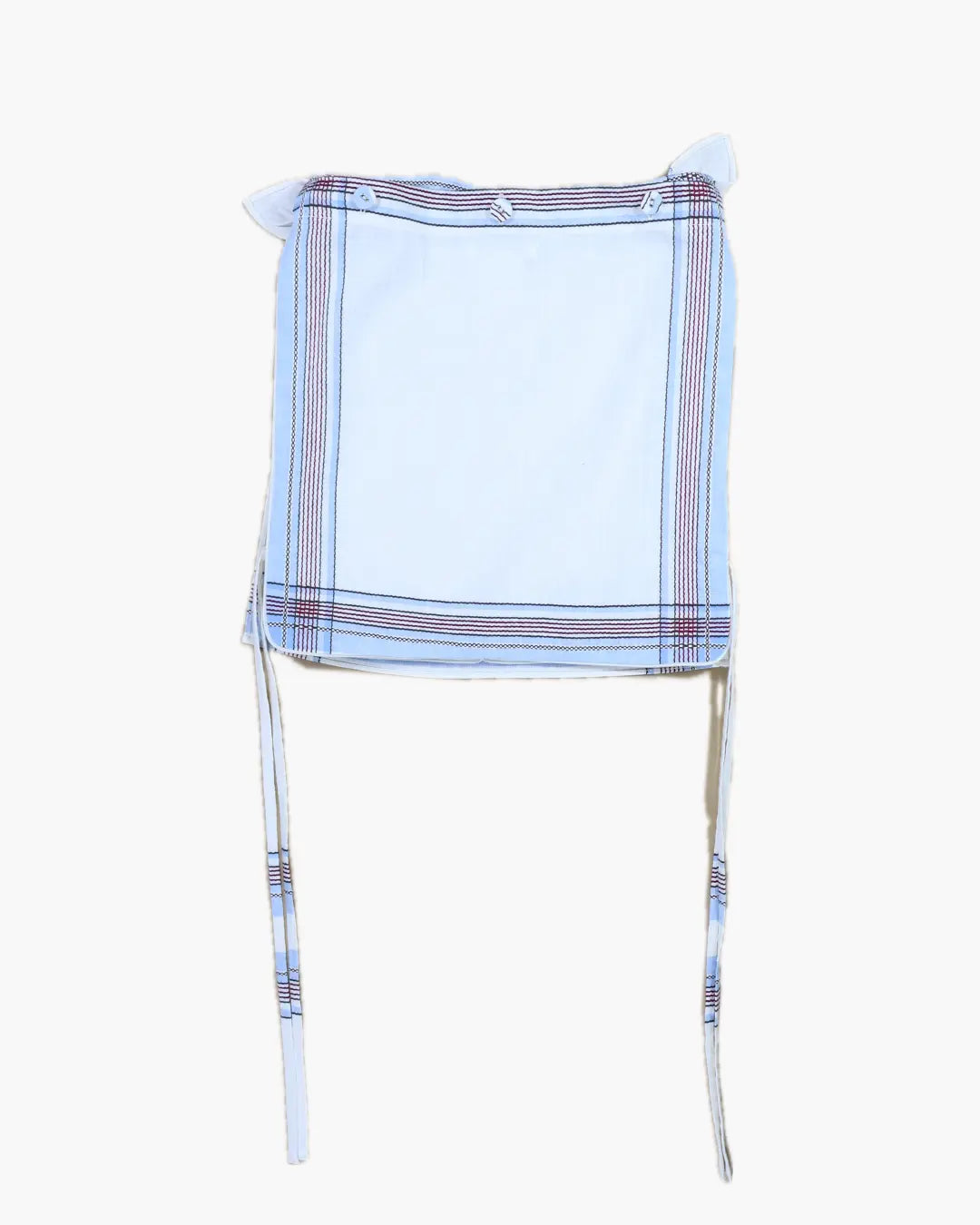 FUMIKA UCHIDA / HANDKERCHIEF BIB TOP / SAX PLAID - 601 | – 601 FUMIKA UCHIDA / HANDKERCHIEF BIB TOP / SAX PLAID - 601 | – 601