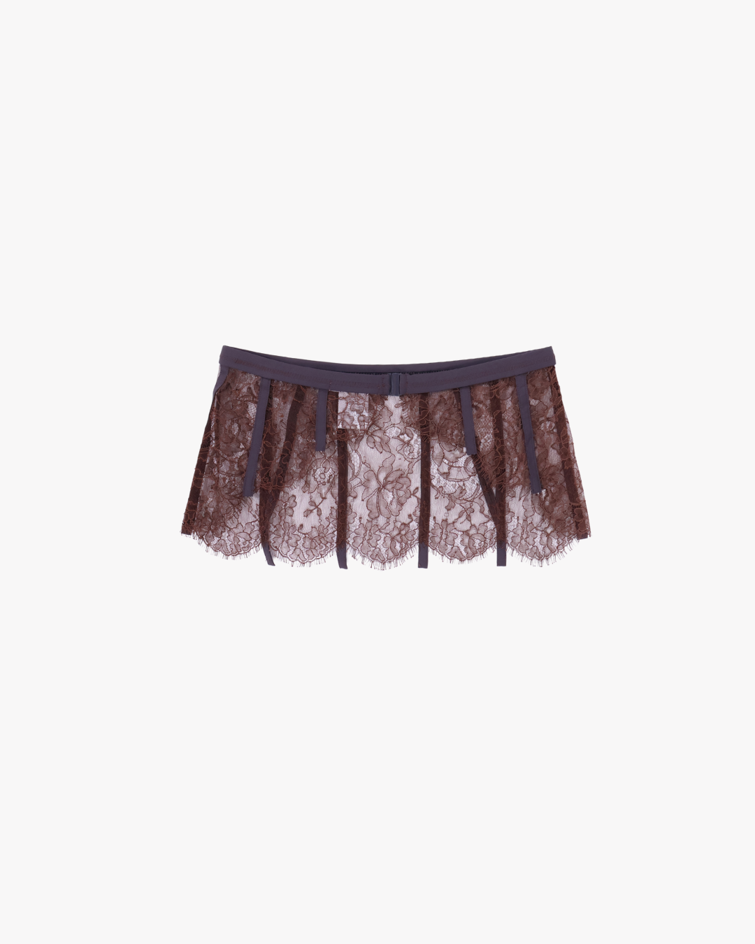 FUMIKA UCHIDA / LEAVER LACE GARTER / BROWN FUMIKA UCHIDA 601 | オンラインストア