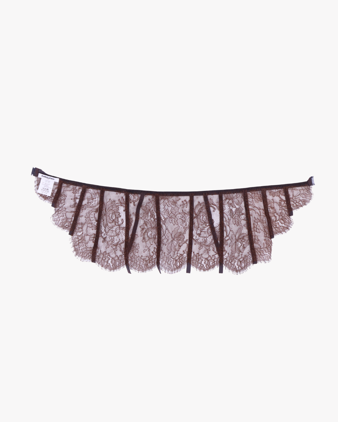 FUMIKA UCHIDA / LEAVER LACE GARTER / BROWN FUMIKA UCHIDA 601 | オンラインストア