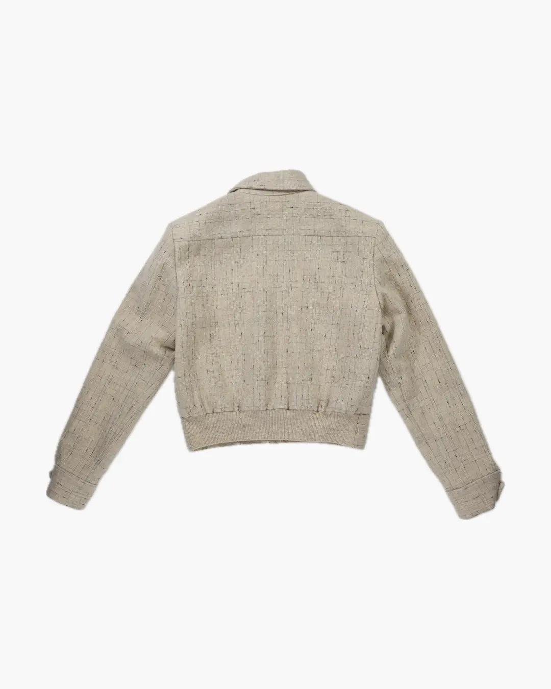 FUMIKA_UCHIDA / SPLASHED PATTERN ZIP-UP BLOUSON / OATMEAL FUMIKA_UCHIDA 601 | オンラインストア