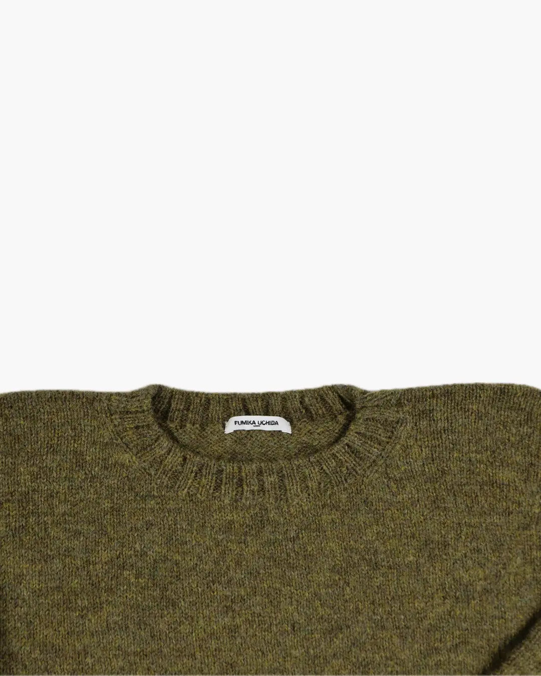 FUMIKA_UCHIDA / SHETLAND SWEATER / KHAKI FUMIKA_UCHIDA 601 | オンラインストア
