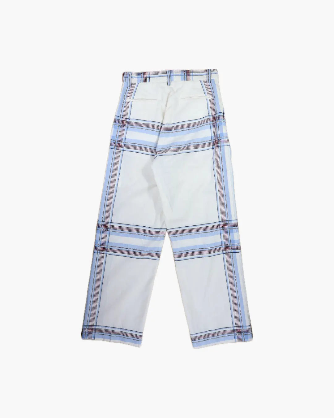 FUMIKA_UCHIDA / HANDKERCHIEF STRAIGHT SLACKS / SAX PLAID FUMIKA_UCHIDA 601 | オンラインストア