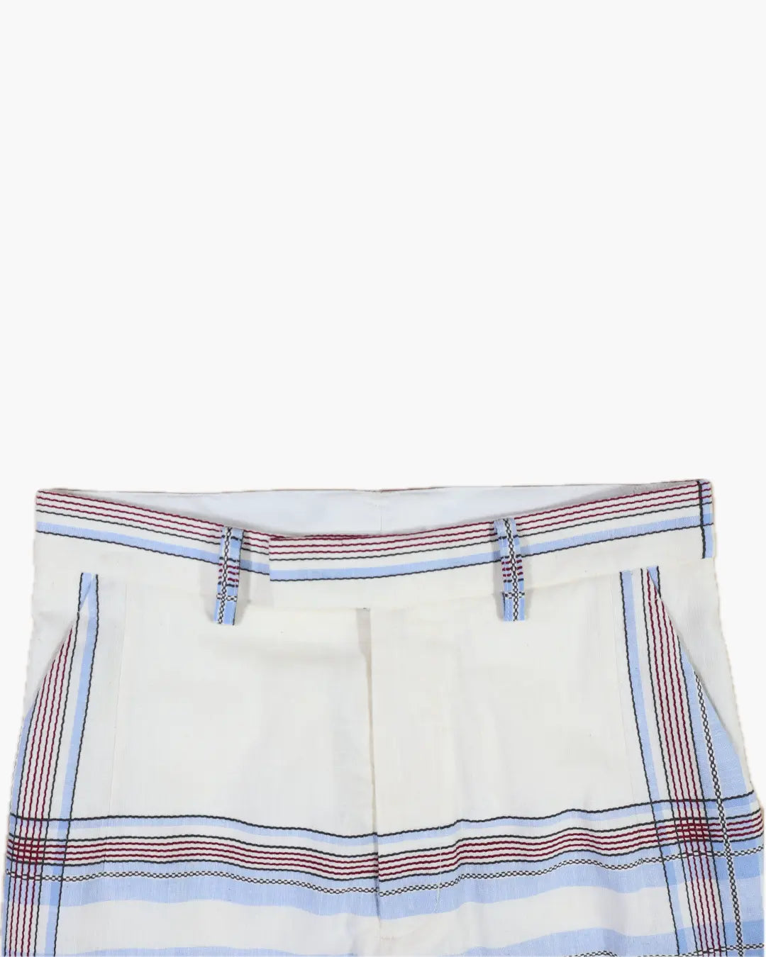FUMIKA_UCHIDA / HANDKERCHIEF STRAIGHT SLACKS / SAX PLAID FUMIKA_UCHIDA 601 | オンラインストア