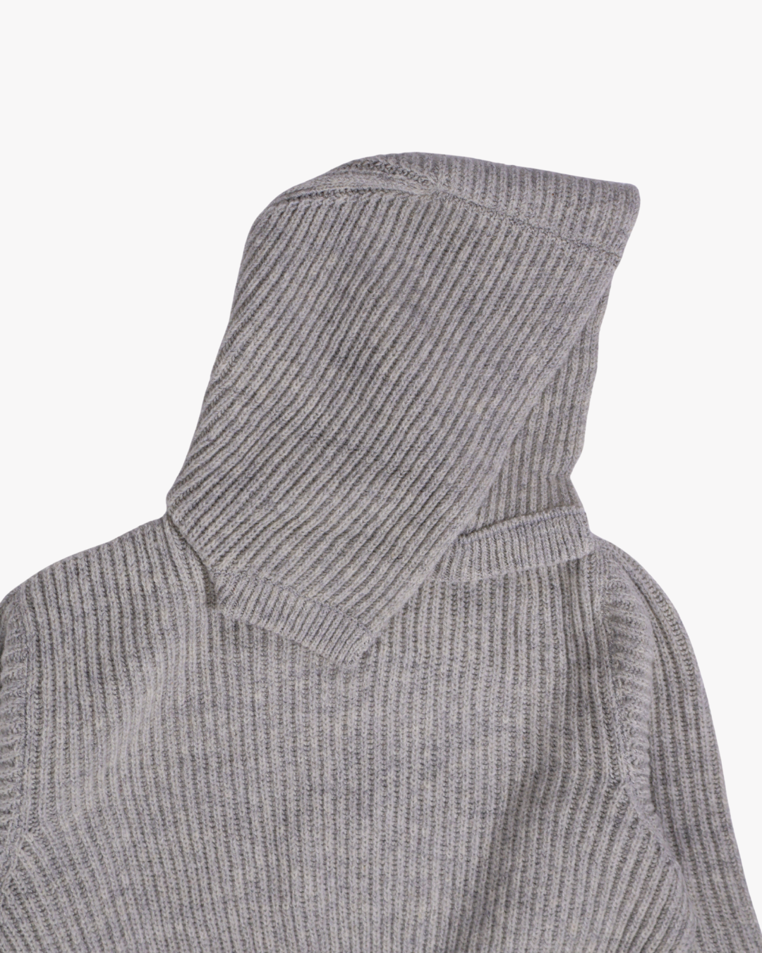 FUMIKA UCHIDA / SHETLAND RIB STITCH HOODED PULLOVER / TOP GREY FUMIKA UCHIDA - 601 | 京都ウィメンズセレクトショップ