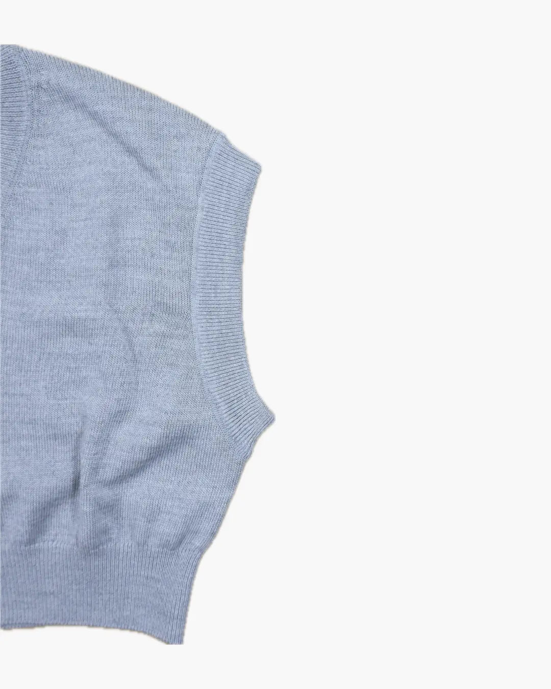 FUMIKA_UCHIDA / KNITTED V-NECK VEST / LIGHT GREY FUMIKA_UCHIDA 601 | オンラインストア