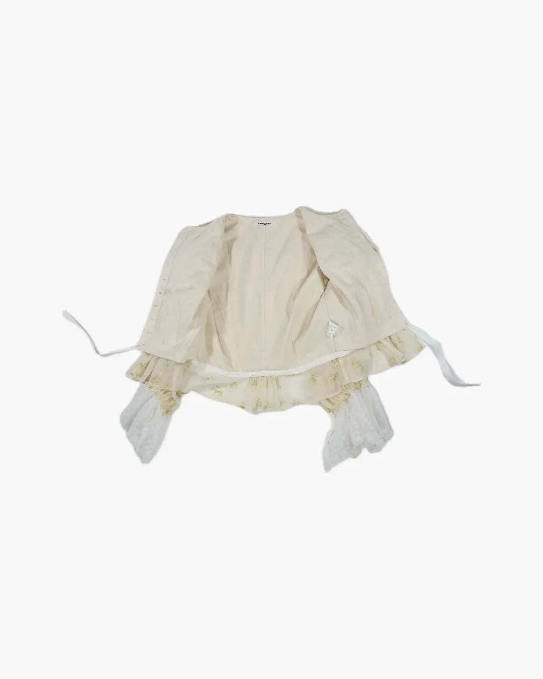 FUMIKA_UCHIDA / FLOWER PRINTED LAYERED BLOUSE / OFFWHITE FUMIKA_UCHIDA 601 | オンラインストア