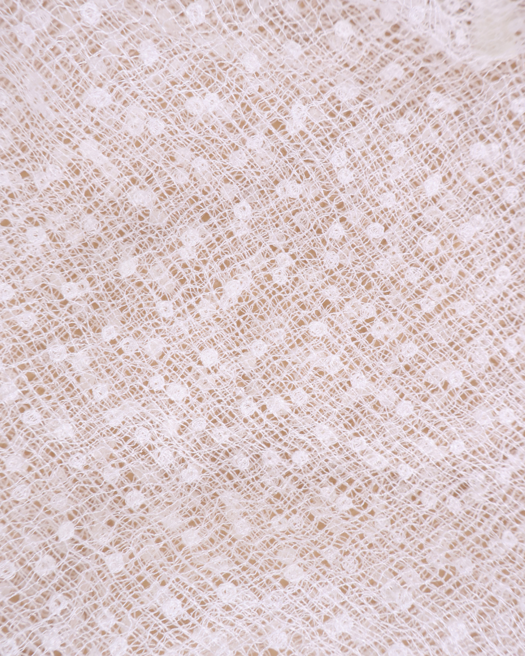 FUMIKA UCHIDA / DOTS EMB. TULLE CAMISOLE / OFFWHITE