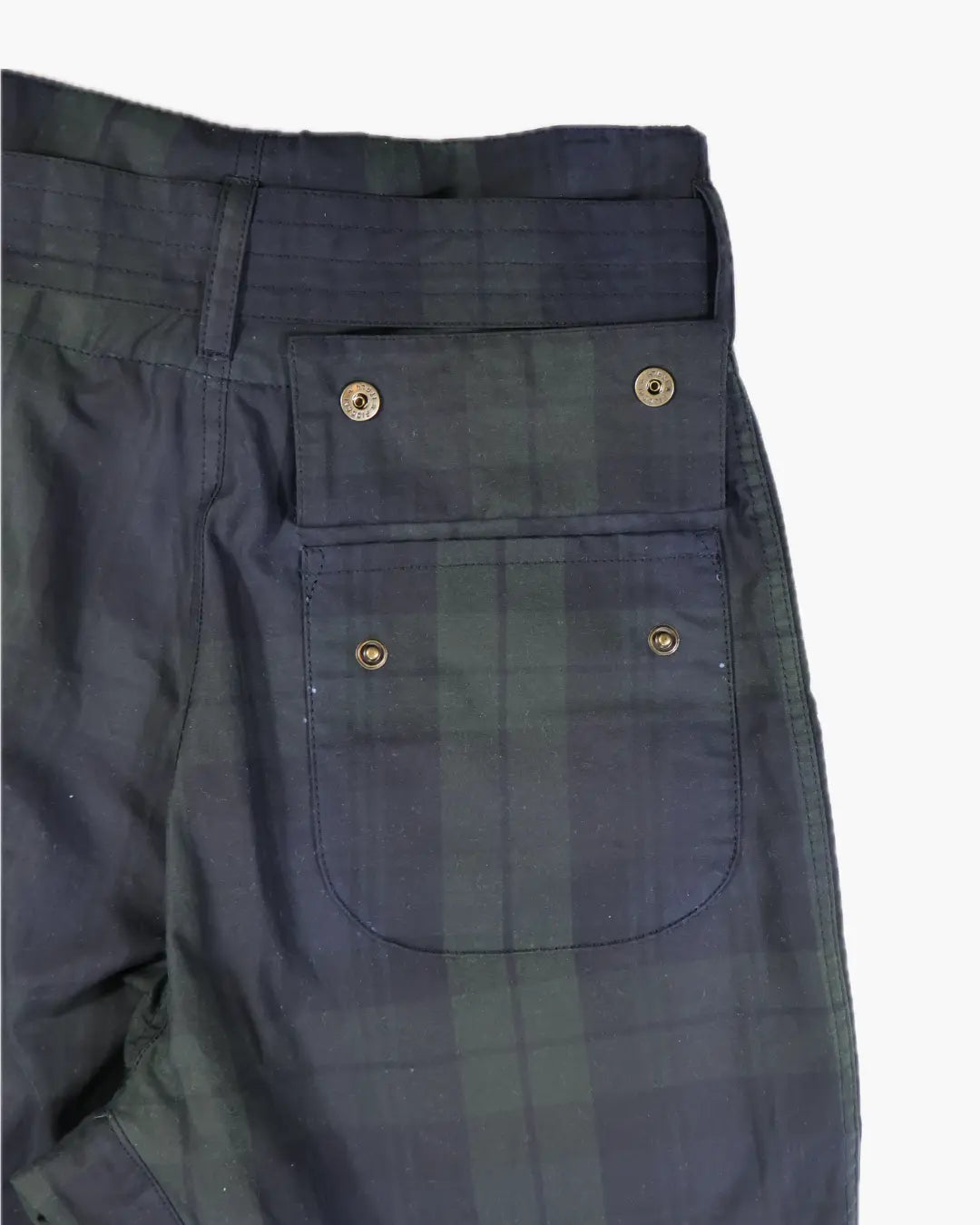 FUMIKA_UCHIDA / OIL TARTAN PLAID BELT PANTS / DARK NAVY FUMIKA_UCHIDA 601 | オンラインストア