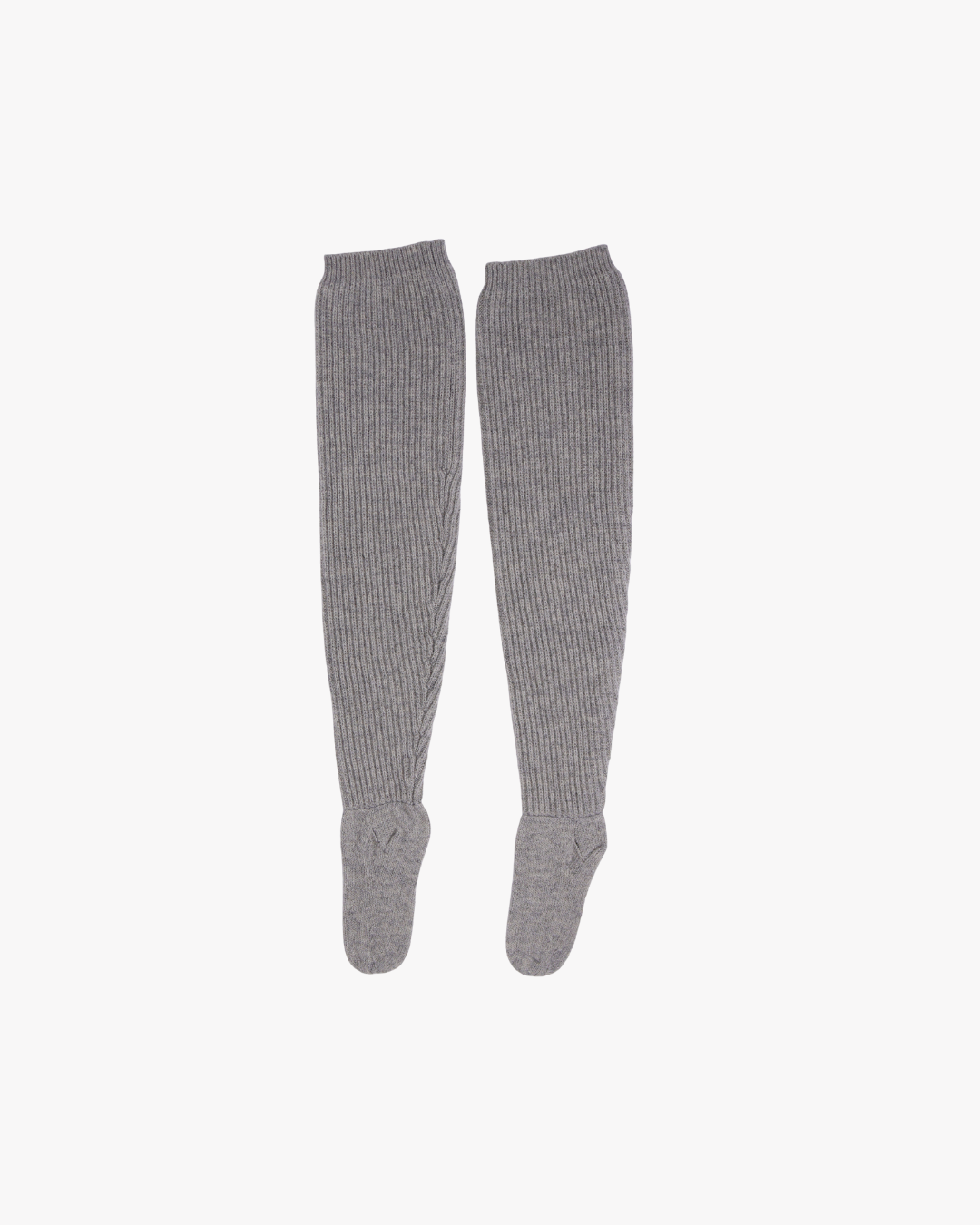 FUMIKA UCHIDA / SHETLAND RIB STITCH TIGHT-HIGH SOCKS / TOP GREY FUMIKA UCHIDA - 601 | 京都ウィメンズセレクトショップ