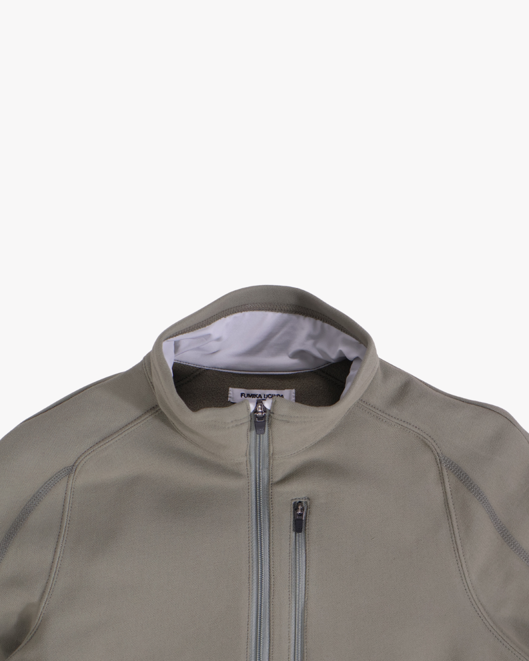 FUMIKA UCHIDA / FRENCH TERRY HALF-ZIP BODYSUIT / SAGE FUMIKA UCHIDA - 601 | 京都ウィメンズセレクトショップ