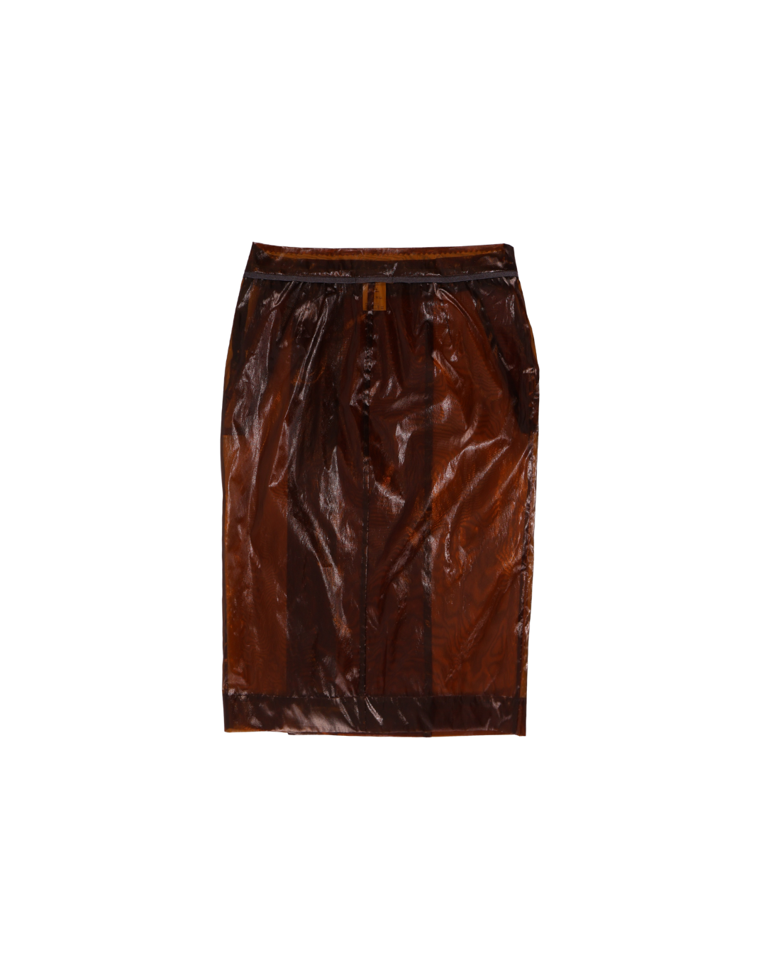 FUMIKA UCHIDA / FILM MIDI SKIRT / AMBER