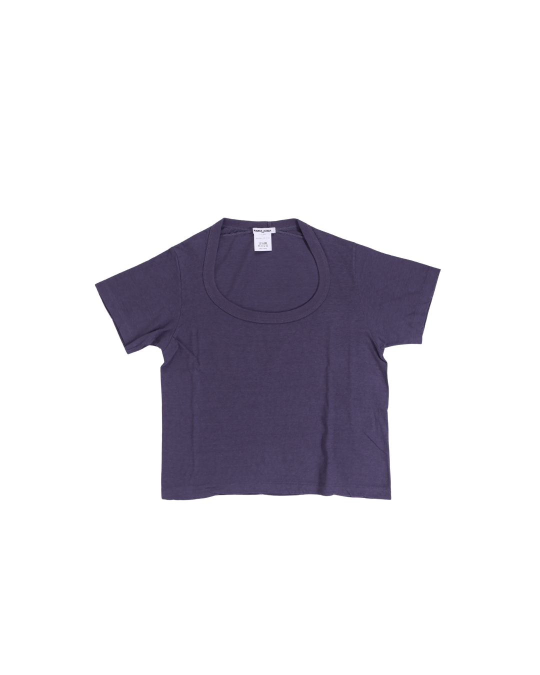 FUMIKA UCHIDA / TRAPEZOID NECK T-SHIRT / NAVY – 601 | 京都