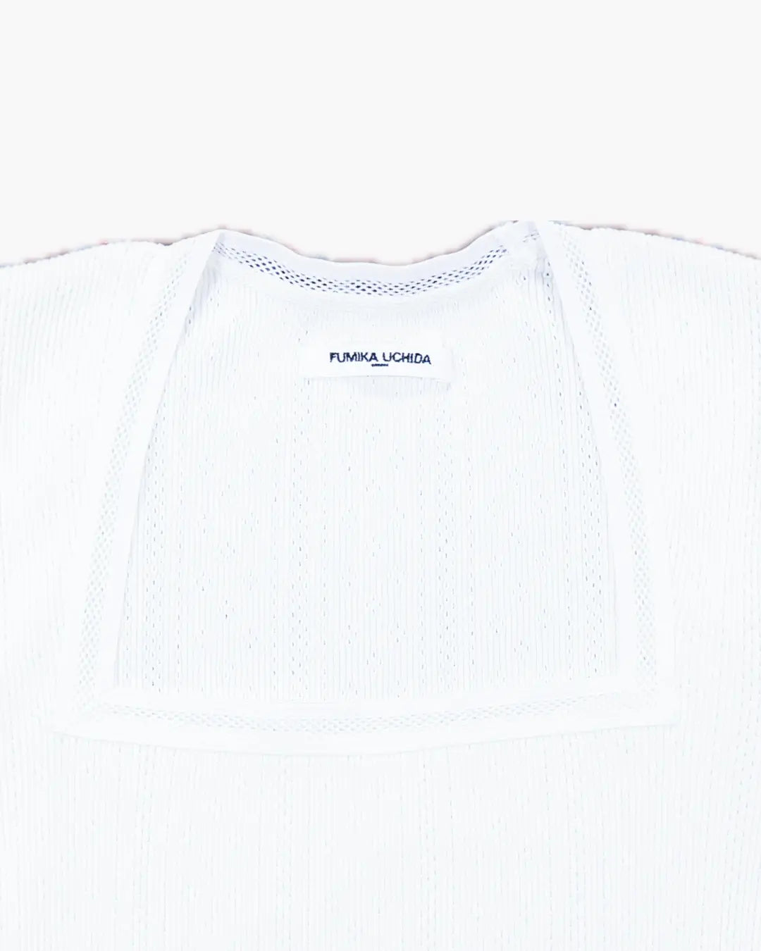 FUMIKA_UCHIDA / EYELET RIB STITCH SQUARE-NECK T-SHIRT / OFFWHITE FUMIKA_UCHIDA 601 | オンラインストア