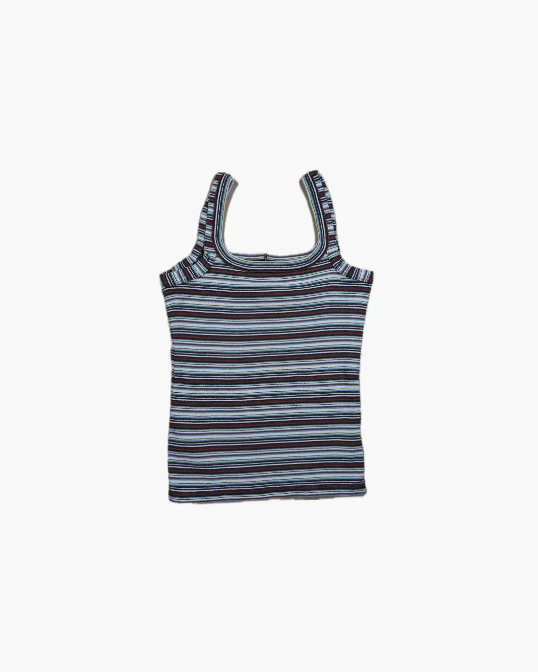 FUMIKA_UCHIDA / MULTICOLOR STRIPE CAMISOLE / BROWN/BORDEAUX/GREEN FUMIKA_UCHIDA 601 | オンラインストア