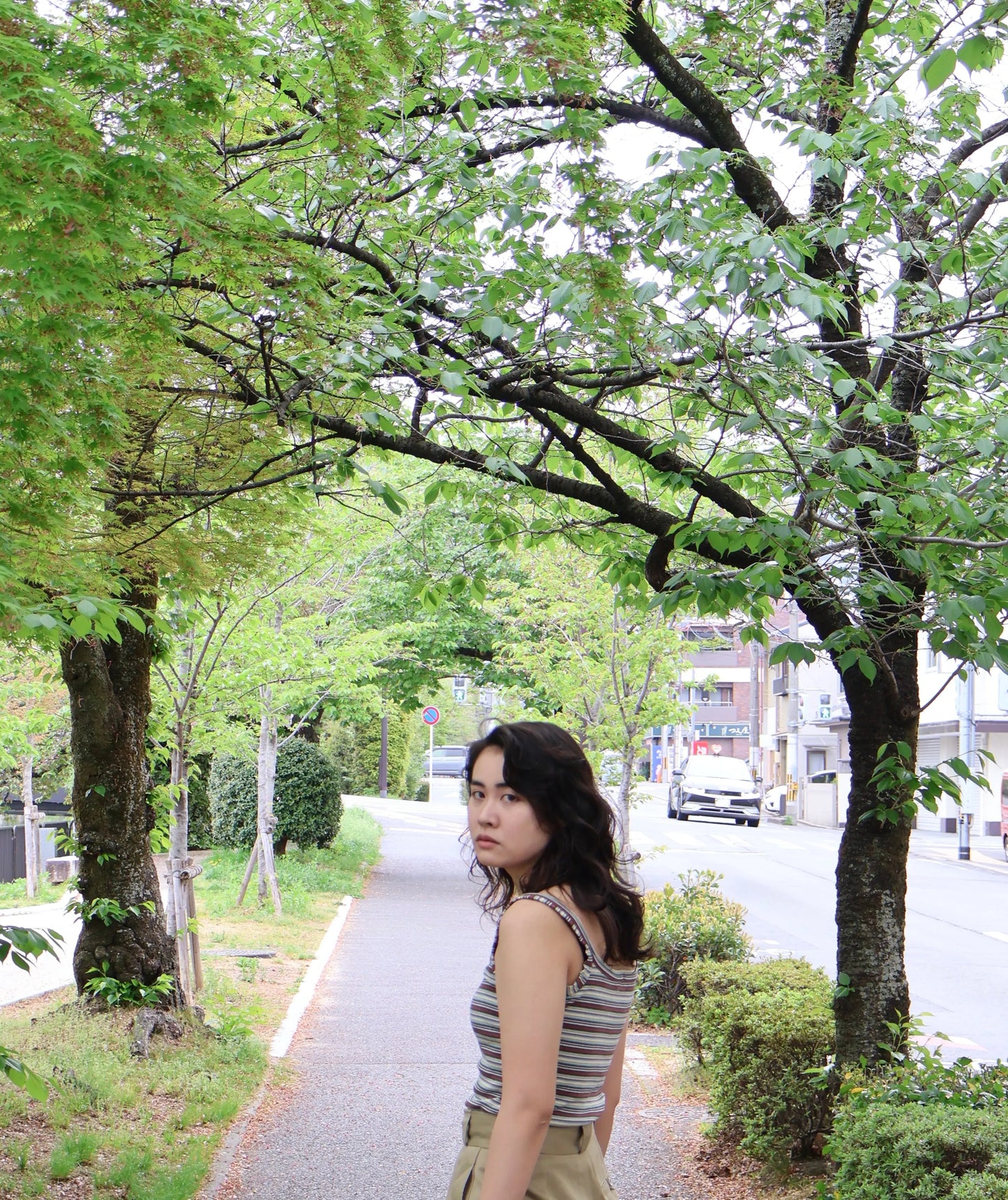FUMIKA_UCHIDA / MULTICOLOR STRIPE CAMISOLE / BROWN/BORDEAUX/GREEN FUMIKA_UCHIDA 601 | オンラインストア
