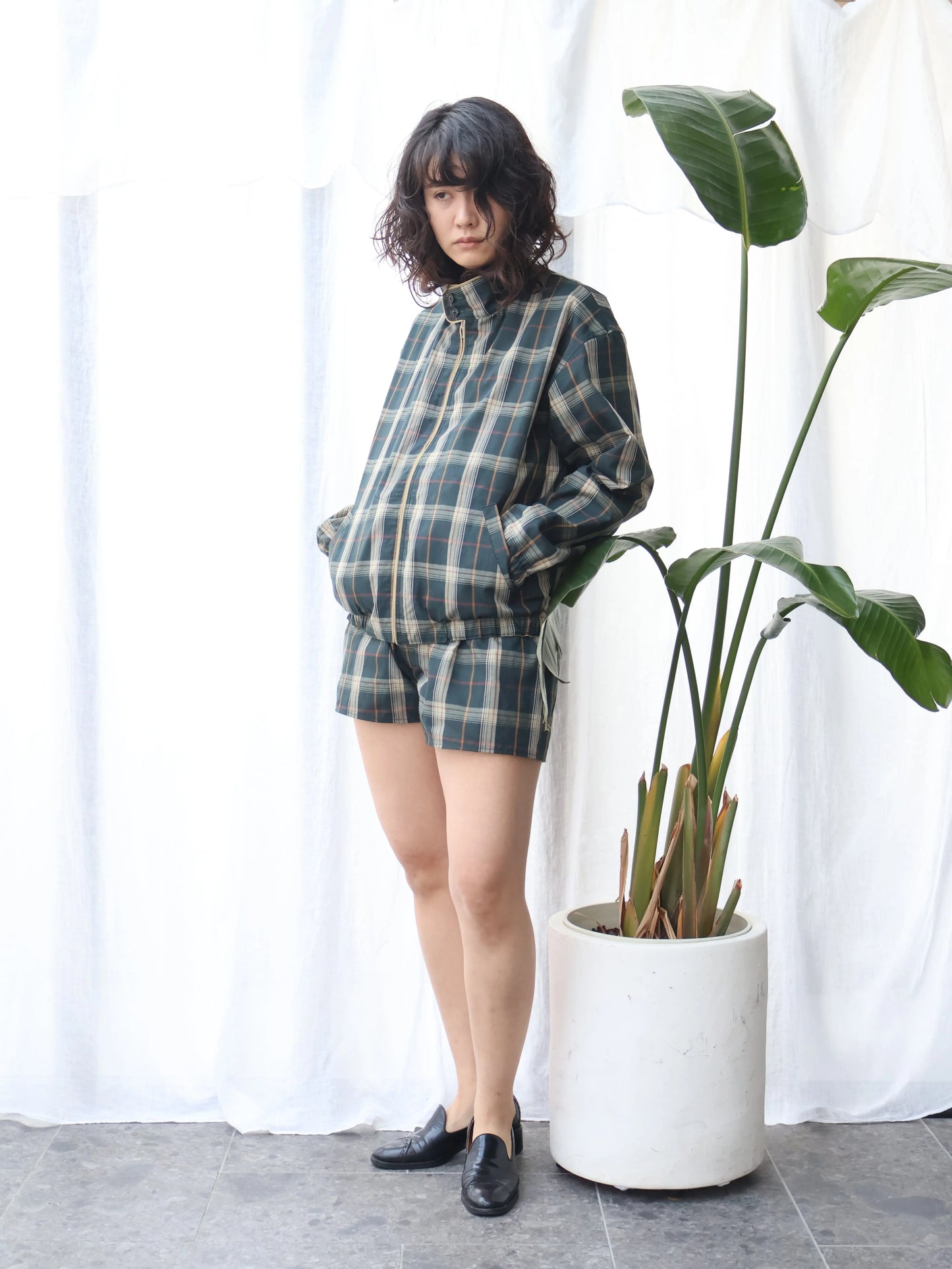 FUMIKA_UCHIDA / PLAID TRUNK SHIRTS / D.GREEN PLAID FUMIKA_UCHIDA 601 | オンラインストア