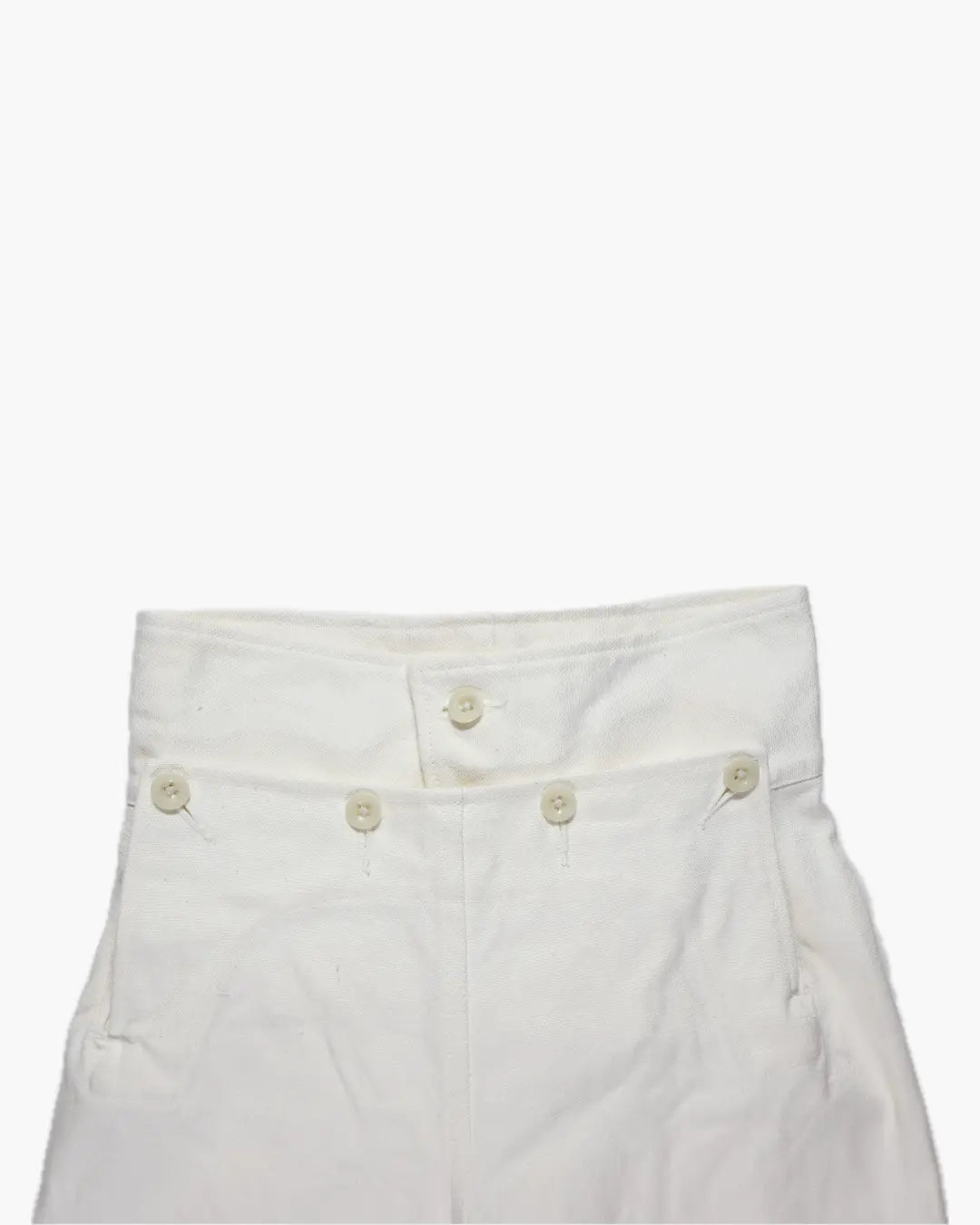 FUMIKA_UCHIDA / CANVAS HIGH WAIST SAILOR PANTS / OFFWHITE - 601 | 京都ウィメンズセレクトショップ