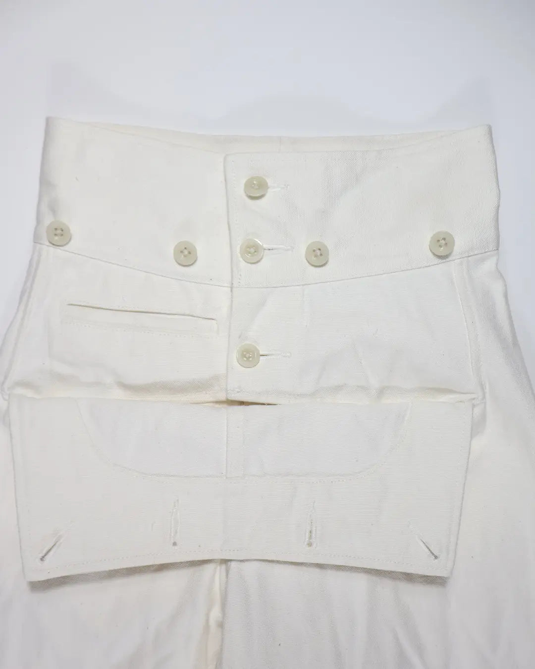 FUMIKA_UCHIDA / CANVAS HIGH WAIST SAILOR PANTS / OFFWHITE - 601 | 京都ウィメンズセレクトショップ
