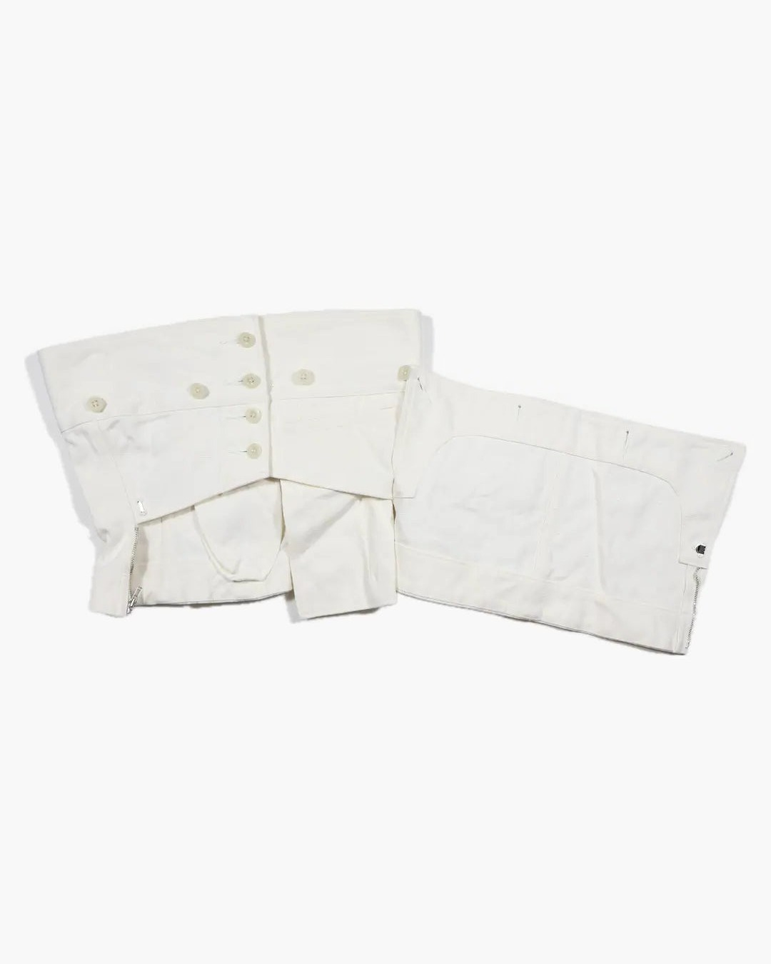 FUMIKA_UCHIDA / CANVAS LACE-UP BUSTIER / OFFWHITE - 601 | 京都ウィメンズセレクトショップ