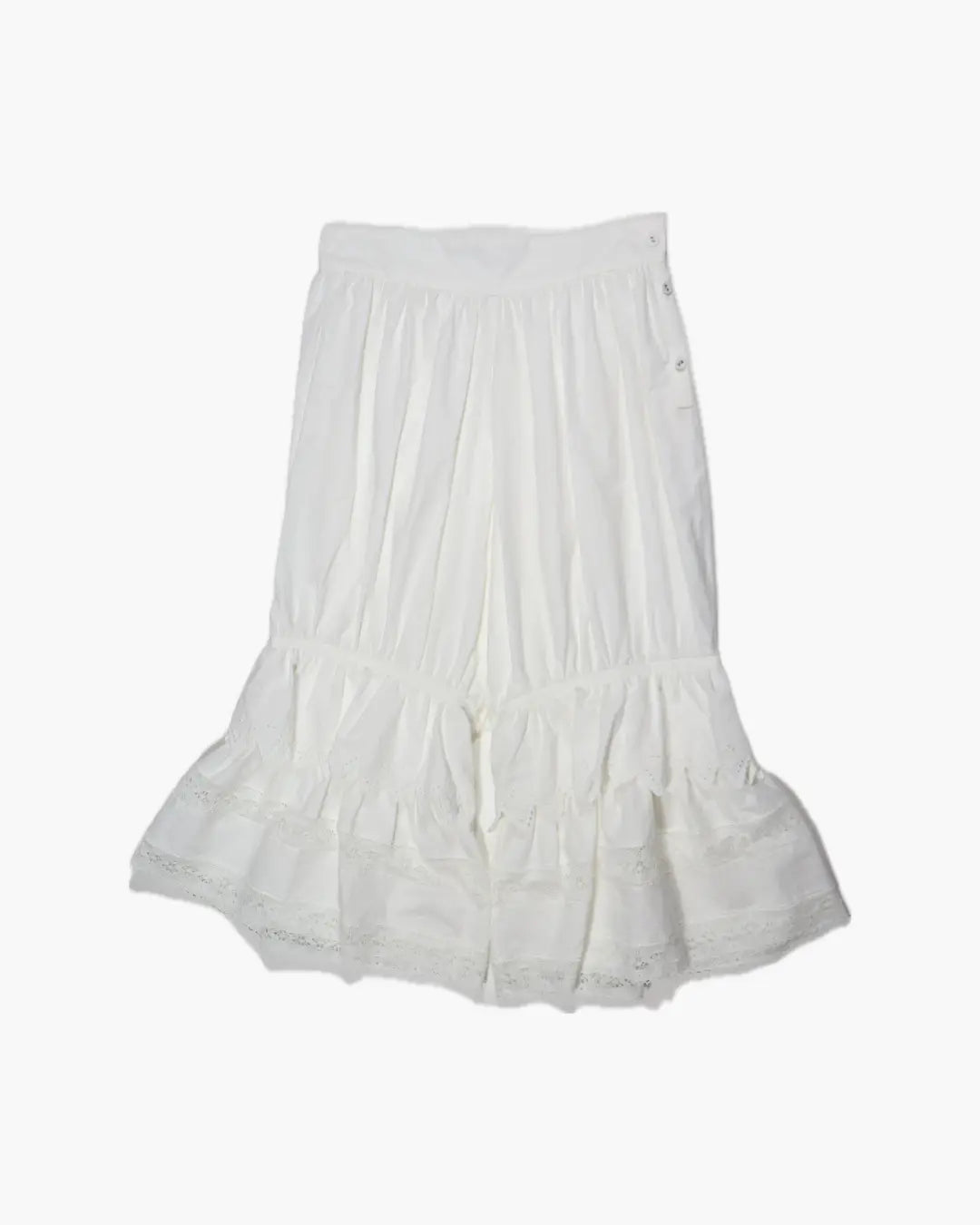 FUMIKA UCHIDA / LAWN DRAWERS / WHITE - 601 | 京都ウィメンズ FUMIKA UCHIDA / LAWN DRAWERS / WHITE - 601 | 京都ウィメンズ