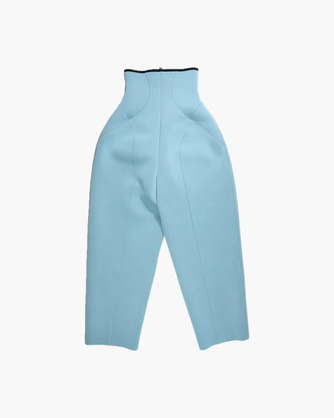 FUMIKA_UCHIDA / URETHANE HIGH WAIST PANTS / AQUA BLUE - 601 | 京都ウィメンズセレクトショップ