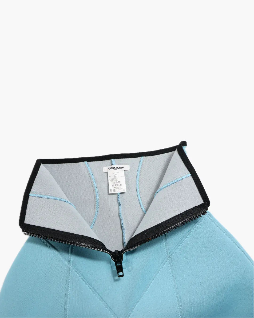 FUMIKA_UCHIDA / URETHANE HIGH WAIST PANTS / AQUA BLUE - 601 | 京都ウィメンズセレクトショップ